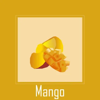 Mango Fruit Yellow Stickdatei