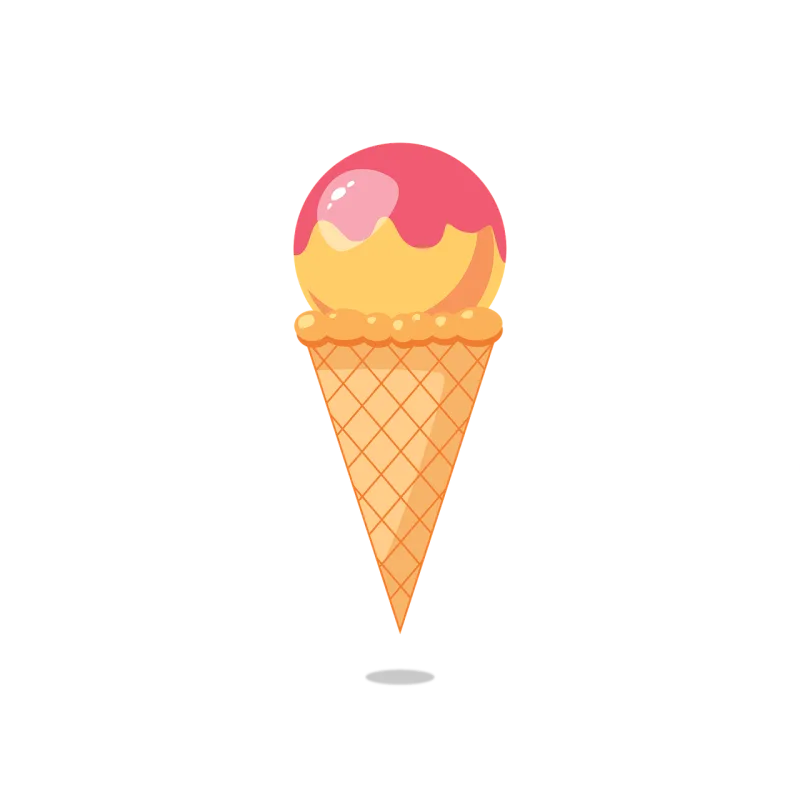 Ice cream Dessert Summer Stickdatei – Kinder