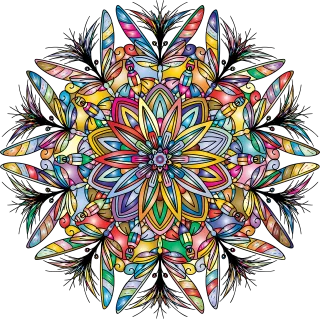Mandala Rosette Flourish Stickdatei