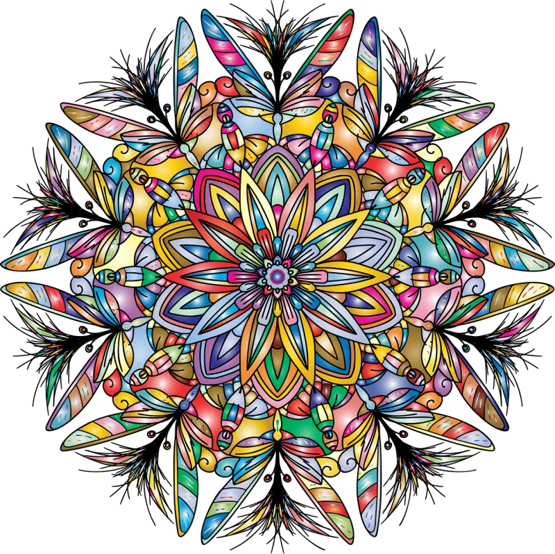 Mandala Rosette Flourish Stickdatei – Kinder