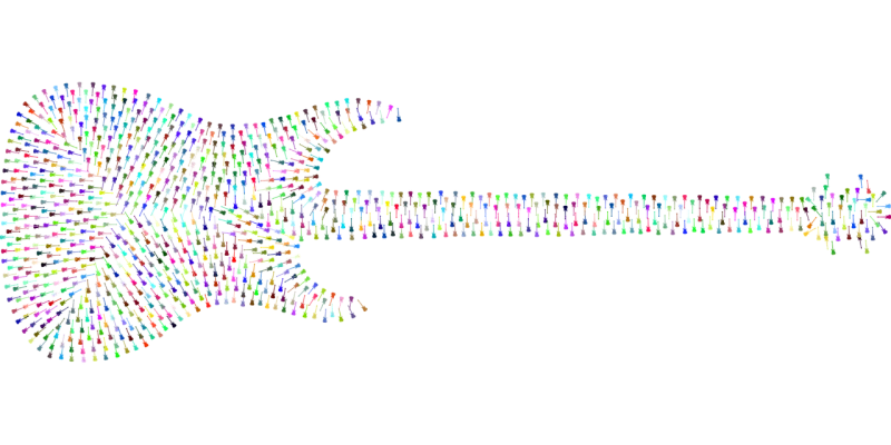 Guitar Music Musical instrument Stickdatei – Musik