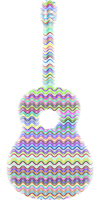 Guitar Musical instrument Line art Stickdatei – Musik