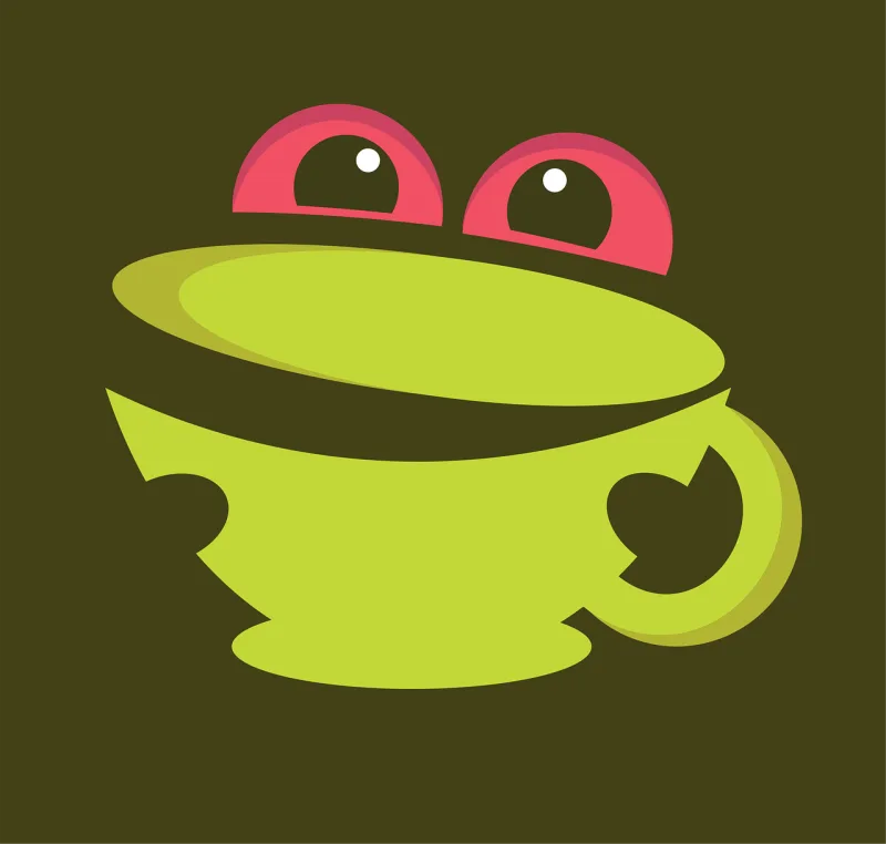 Frog Cup Mug Stickdatei – Essen & Trinken