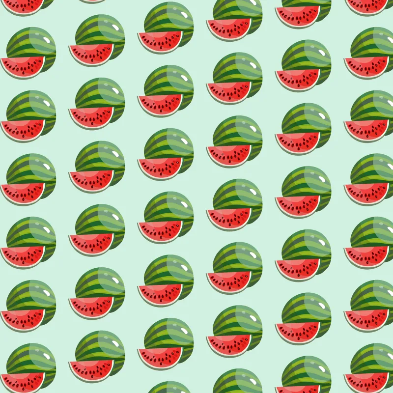 Watermelon Pattern Seamless Stickdatei – Essen & Trinken