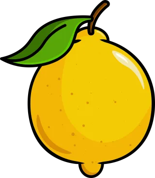 Lemon Fruit Food Stickdatei – Essen & Trinken