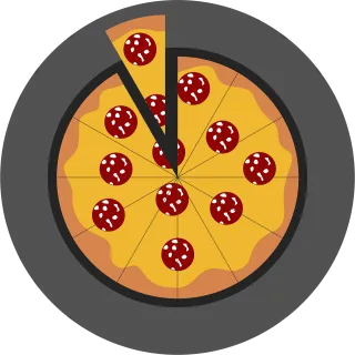 Pizza icon Pizza Food Stickdatei