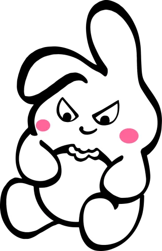 Rabbit Cartoon bunny Bunny Stickdatei