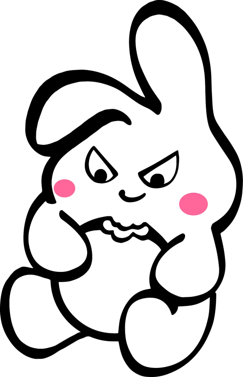 Rabbit Cartoon bunny Bunny Stickdatei – Tiere