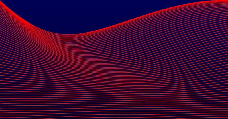 Abstract Wave Lines Stickdatei – Natur