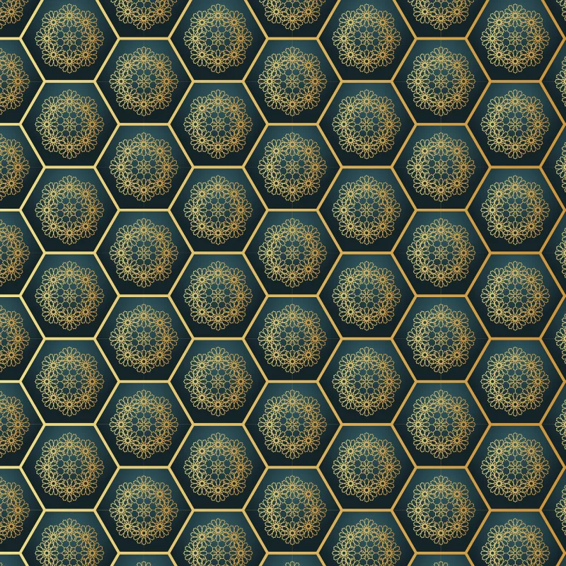 Mandala Geometric Flower background Stickdatei – Sport