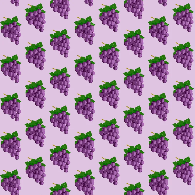 Grapes Pattern Food Stickdatei – Essen & Trinken