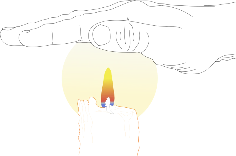 Candle Candlelight Hand on fire Stickdatei – Weihnachten