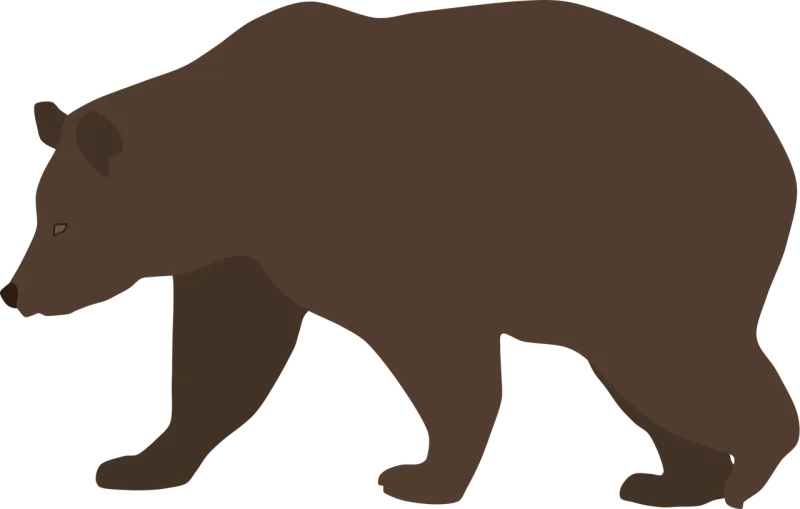 Bear Brown bear Animal Stickdatei – Tiere