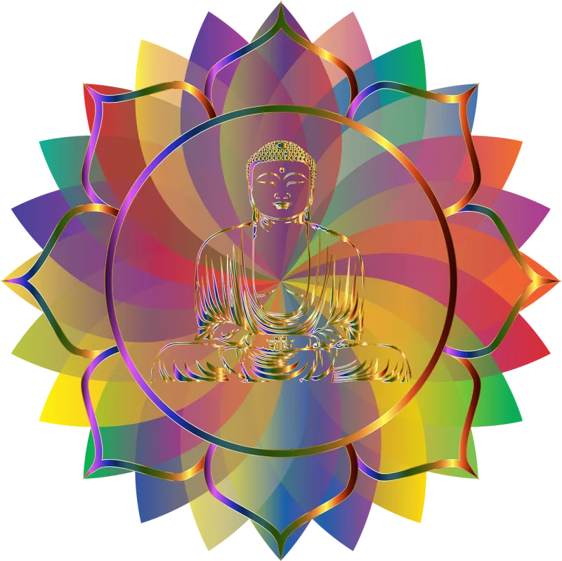 Buddha Mandala Buddha purnima Stickdatei – Blumen