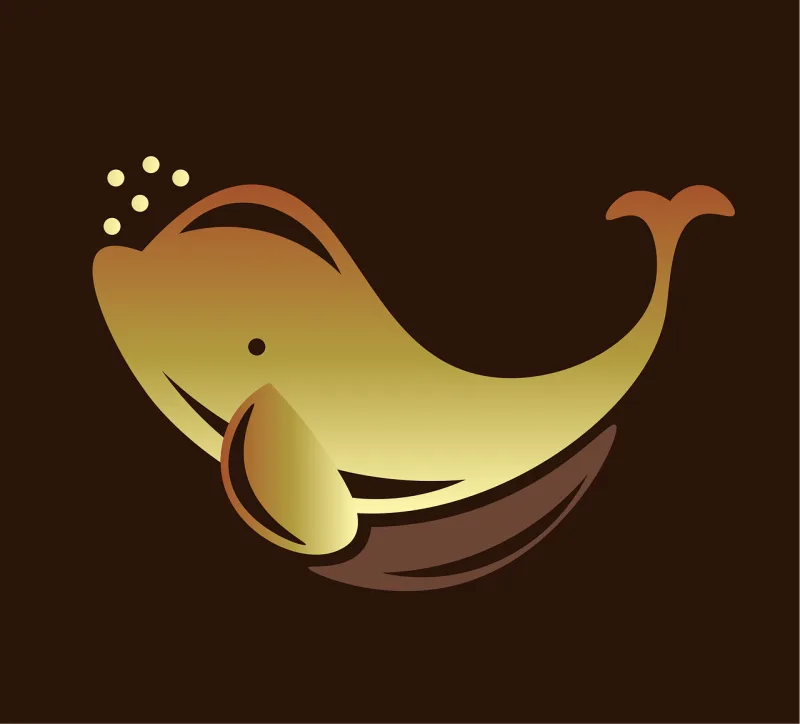 Whale Animal Nature Stickdatei – Tiere