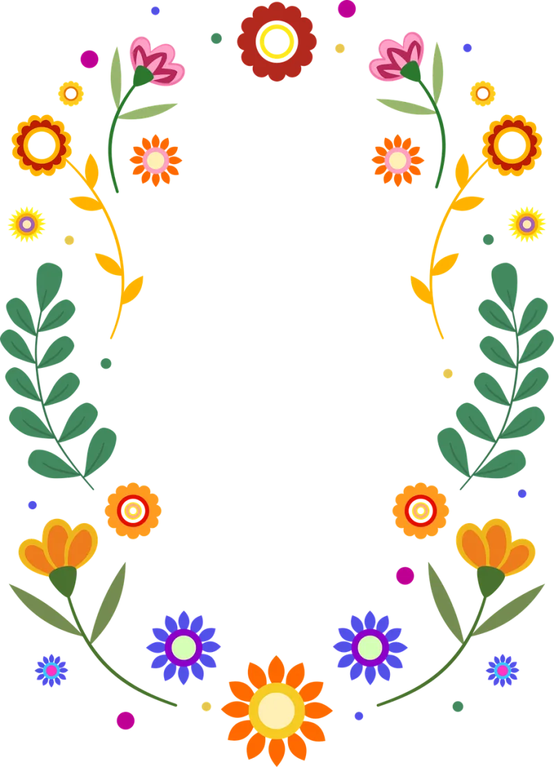 Flowers Flower wreath Wreath Stickdatei – Weihnachten