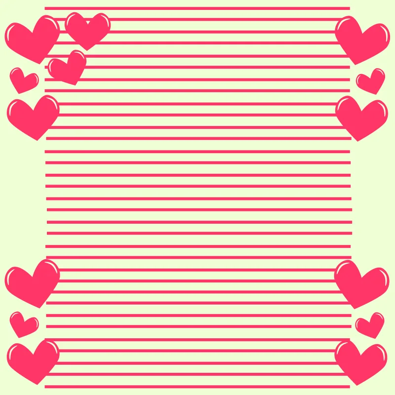 Love card Valentine card Greeting card Stickdatei – Herzen & Liebe