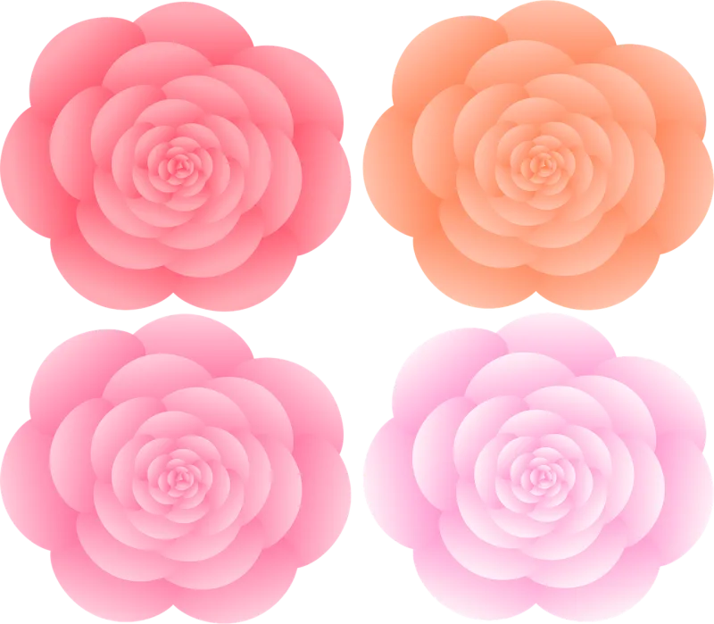 Roses Colorful roses Flower wallpaper Stickdatei – Blumen