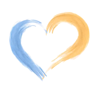 Ukraine Creation A heart Stickdatei