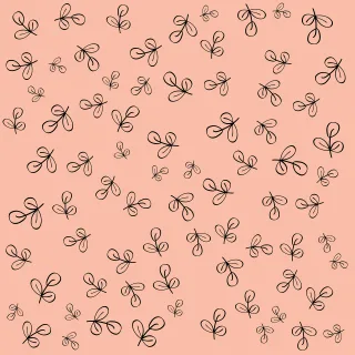 Leaves Pattern Flower Stickdatei