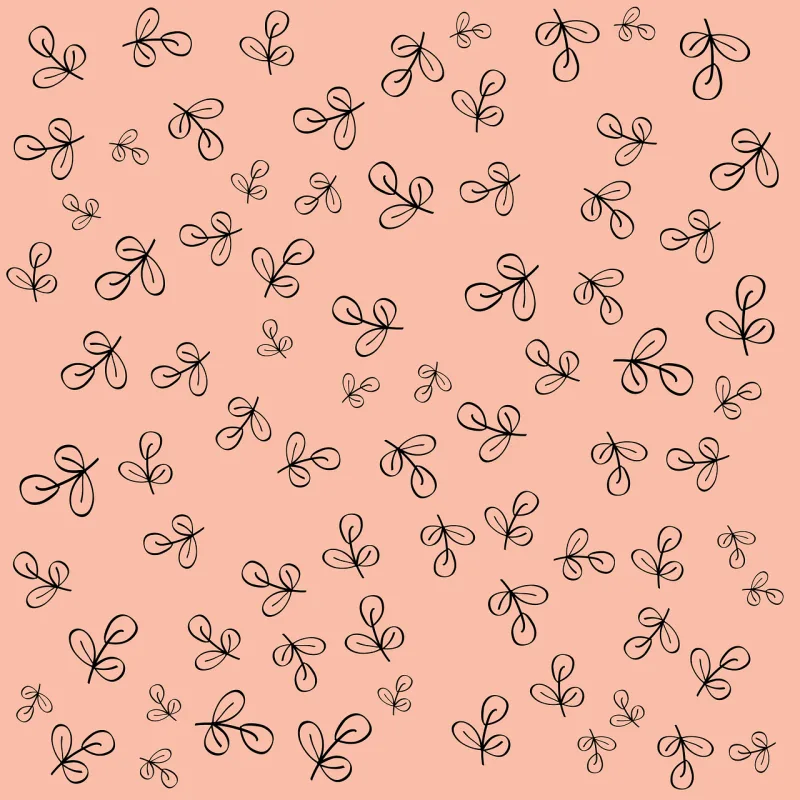 Leaves Pattern Flower Stickdatei – Blumen