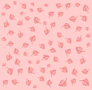 Leaves Pattern Flower Stickdatei