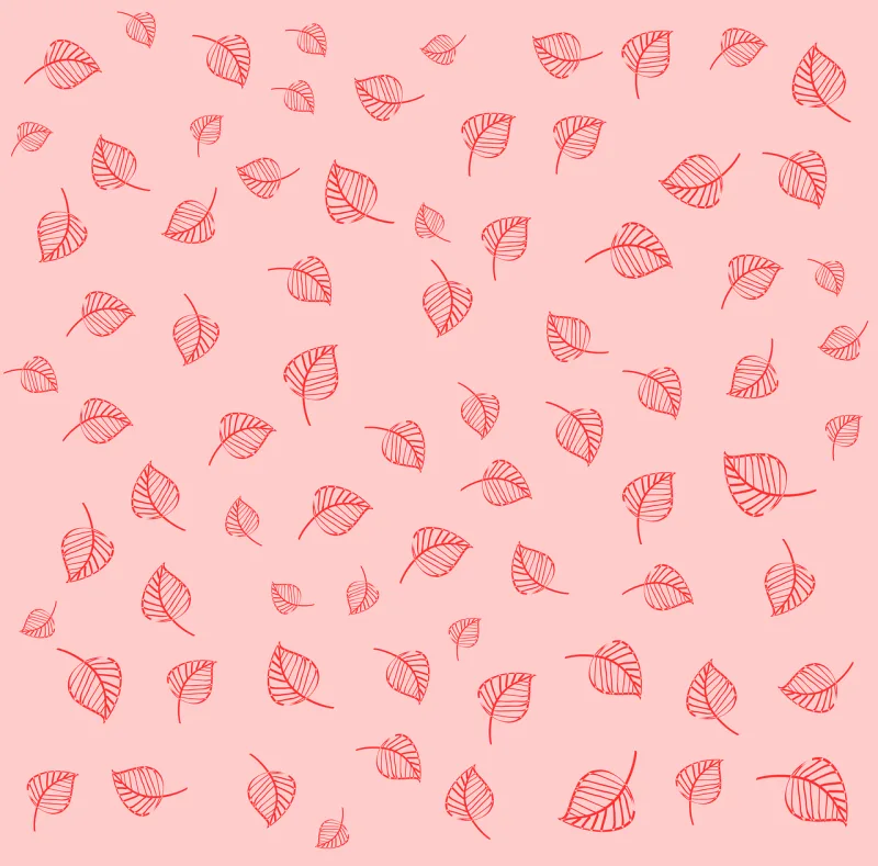 Leaves Pattern Flower Stickdatei – Blumen