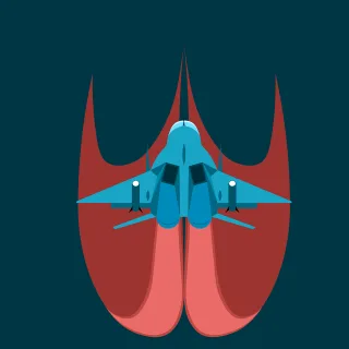Aircraft Fighter Military Stickdatei