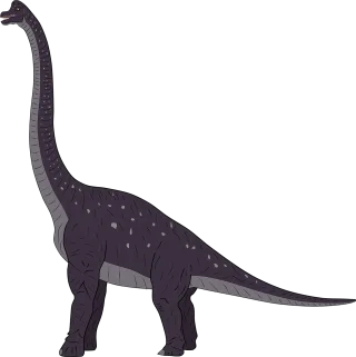 Brachiosaurus Dinosaur Reptile Stickdatei