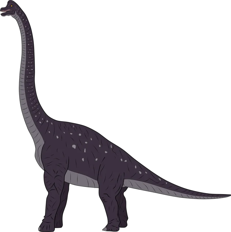 Brachiosaurus Dinosaur Reptile Stickdatei – Kinder