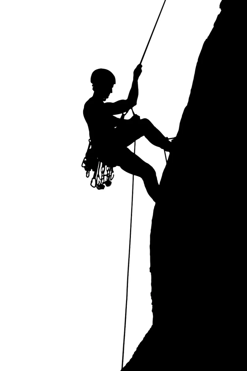 Climbing Nature Mountain Stickdatei – Natur
