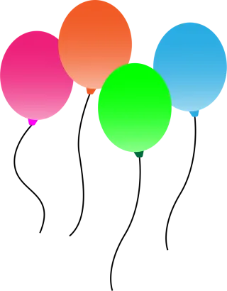 Balloons Celebration Party Stickdatei