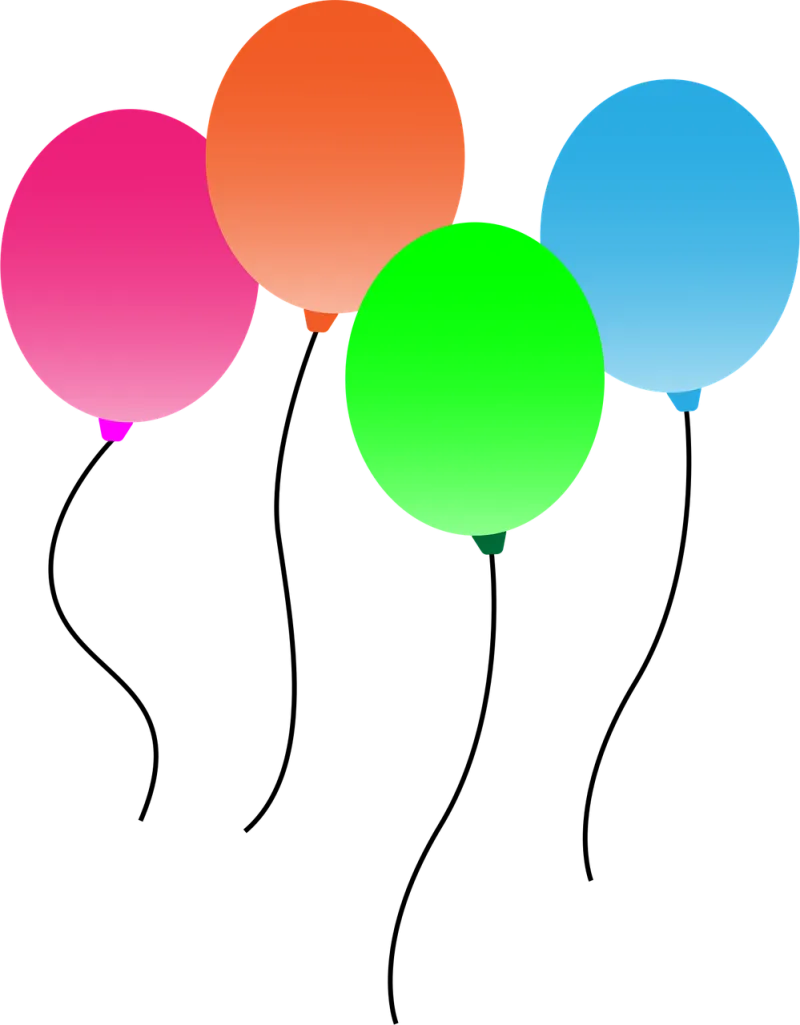 Balloons Celebration Party Stickdatei – Fahrzeuge