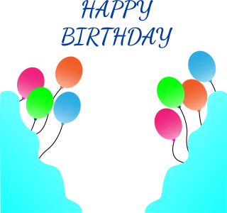 Balloons Celebration Party Stickdatei