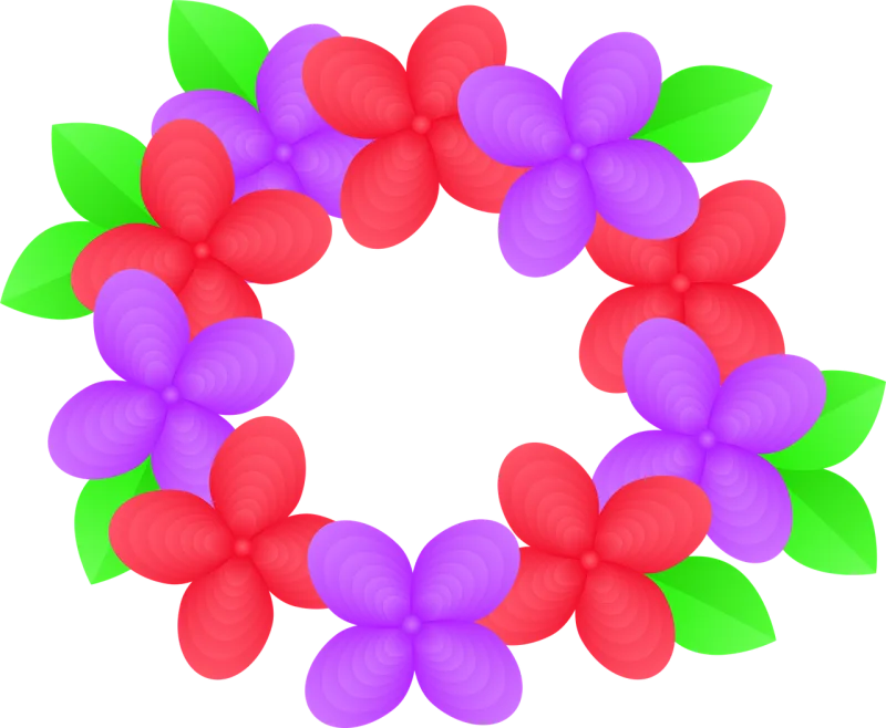 Wreath Floral wreath Flowers Stickdatei – Weihnachten