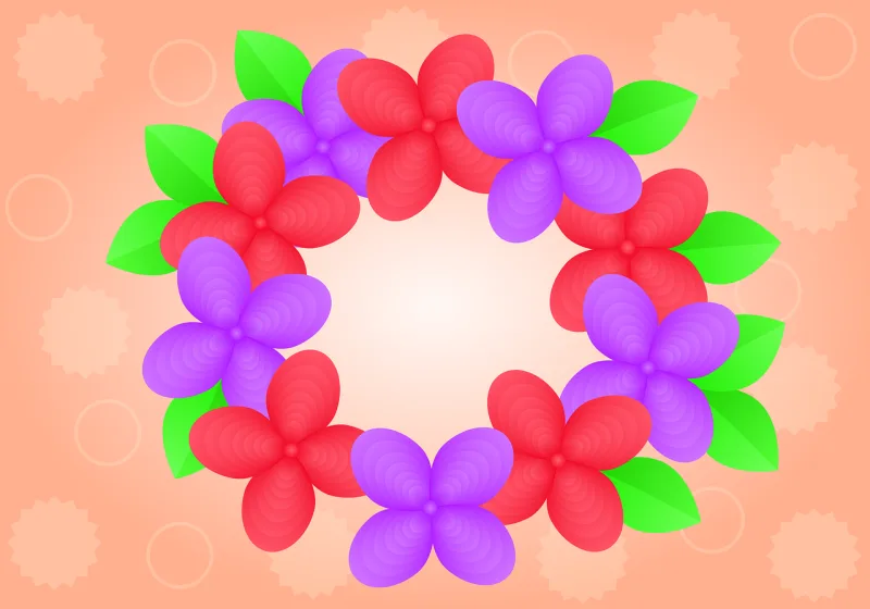 Wreath Flower garland Flowers Stickdatei – Weihnachten