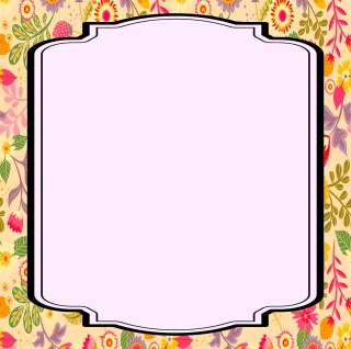 Frame Flower Beautiful wallpaper Stickdatei