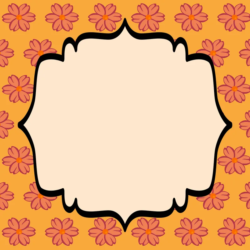 Frame Flower Beautiful wallpaper Stickdatei – Herzen & Liebe
