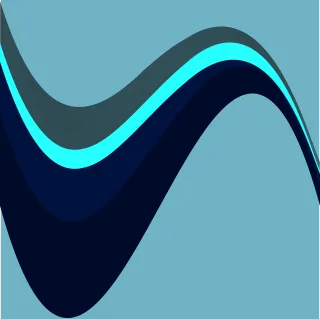 Blue waves Waves Abstract Stickdatei