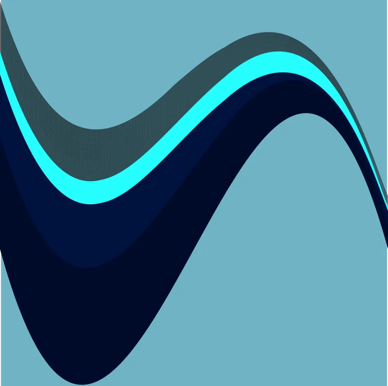 Blue waves Waves Abstract Stickdatei – Natur