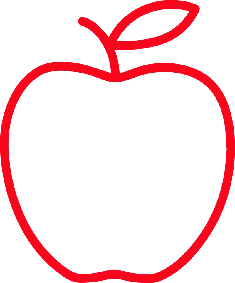 Apple Ripe apple Fruit Stickdatei – Essen & Trinken