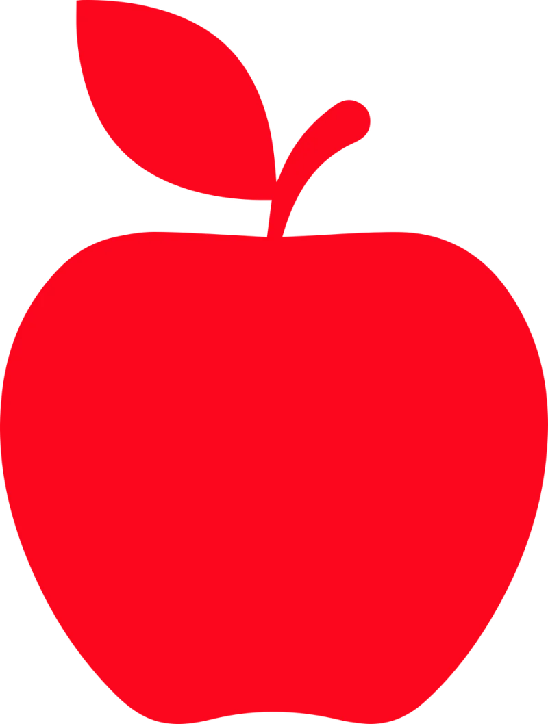 Apple Red apple Red fruit Stickdatei – Essen & Trinken