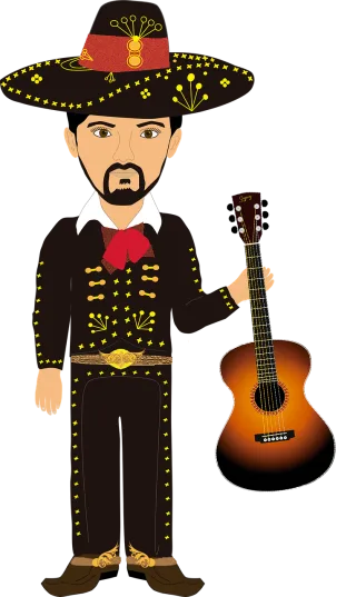 Mariachi Mexico Mexican Stickdatei