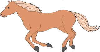 Horse Animal Nature Stickdatei