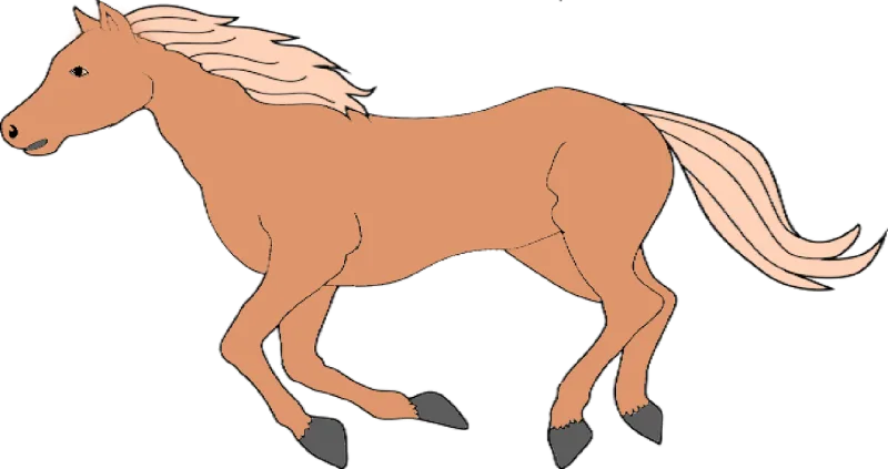 Horse Animal Nature Stickdatei – Tiere