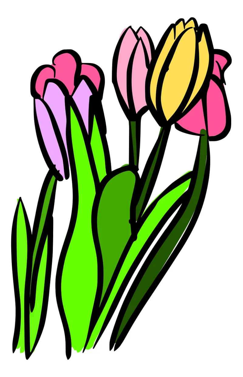 Flowers Spring Flower background Stickdatei – Blumen