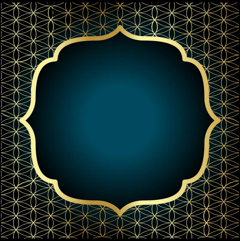 Background Frame Pattern Stickdatei – Blumen