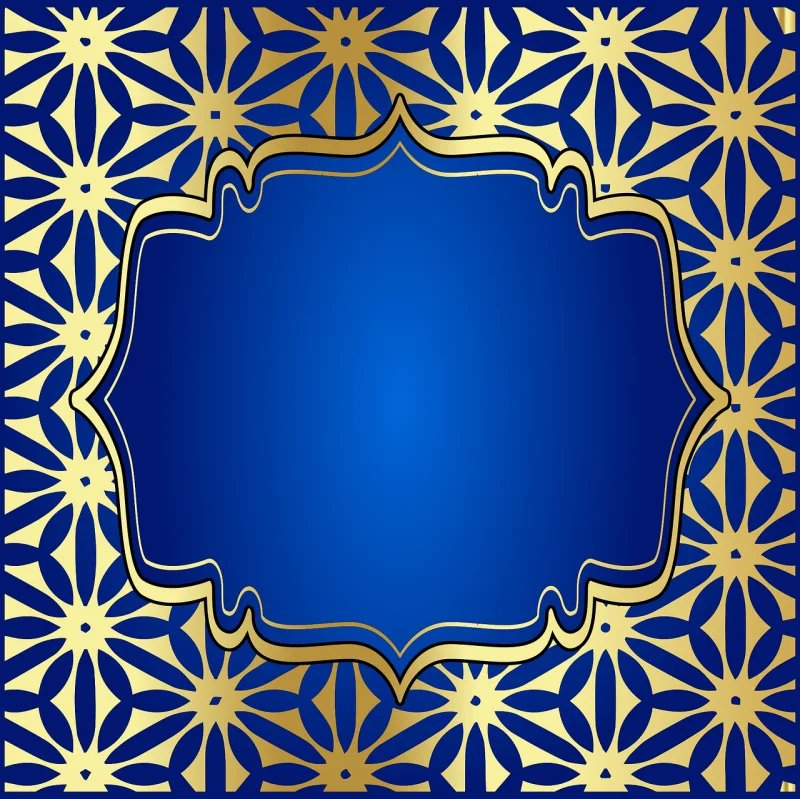Background Frame Pattern Stickdatei – Blumen
