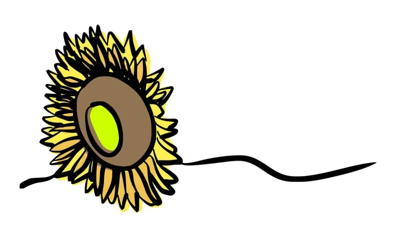 Flower Sun Summer Stickdatei – Blumen