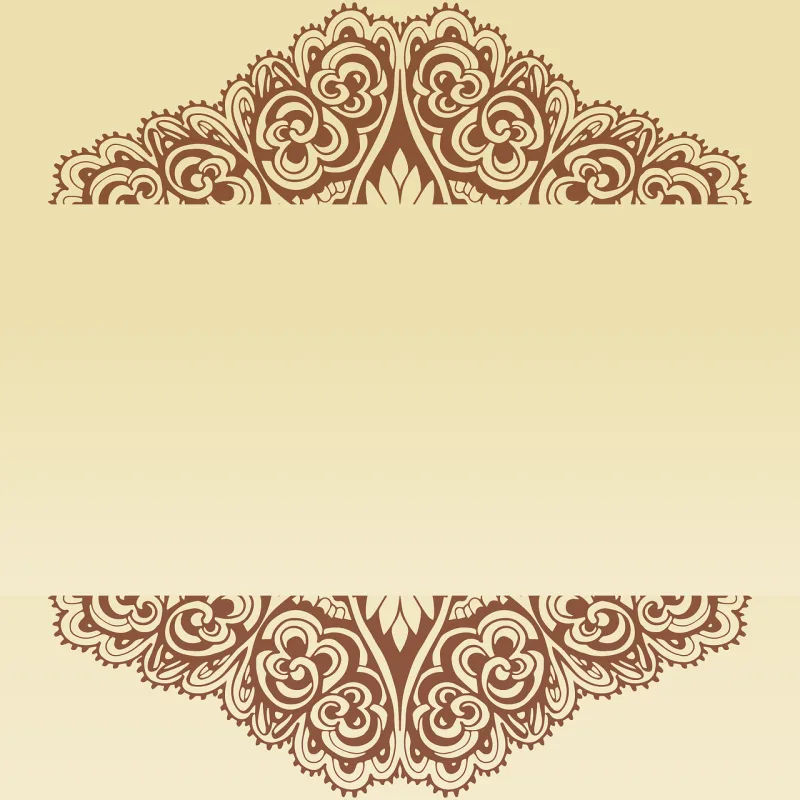 Mandala Border Background Stickdatei – Herzen & Liebe
